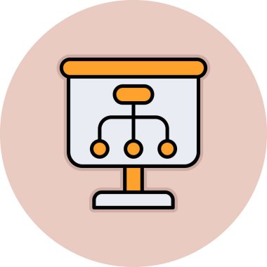 Modern simgenin vektör illüstrasyonu