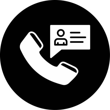 Telefon simgesi, vektör çizimi