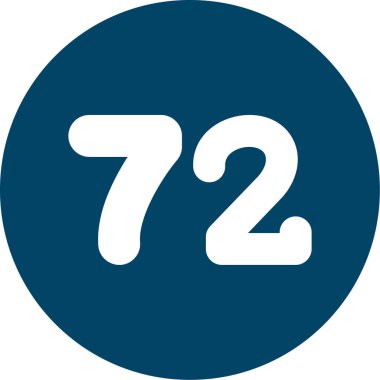 727 düz vektör simgesi