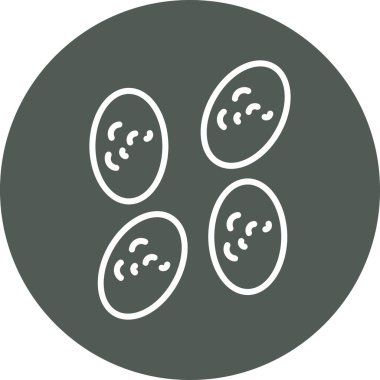 Gıda simgesinin vektör illüstrasyonu