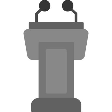 Hoparlör simgesinin vektör illüstrasyonu