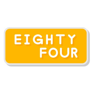 beyaz zemin üzerinde dört numaralı.