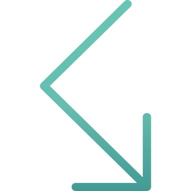 ok simgesi vektör illüstrasyonu