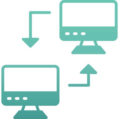 okları olan bilgisayar masaüstü.