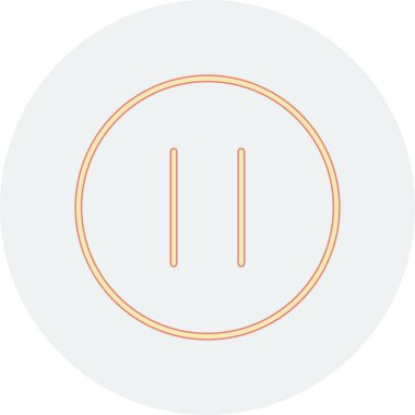 Modern simgenin vektör illüstrasyonu