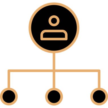 hiyerarşi simgesi, vektör illüstrasyonu