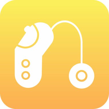 Benzersiz kulaklık vektör simgesi