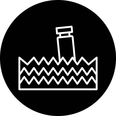 Bir simgenin vektör illüstrasyonu