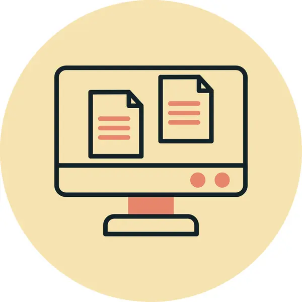 bilgisayar simgesi vektör illüstrasyonu