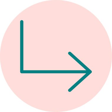 Ok. Web simgesi basit illüstrasyon