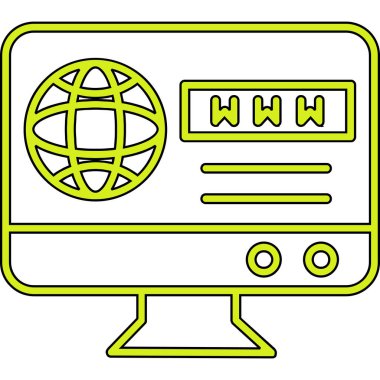 Web tasarım simgesi, vektör illüstrasyonu, tasarım konsepti