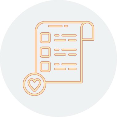 Kontrol listesi ikon vektör illüstrasyon tasarımlı pano