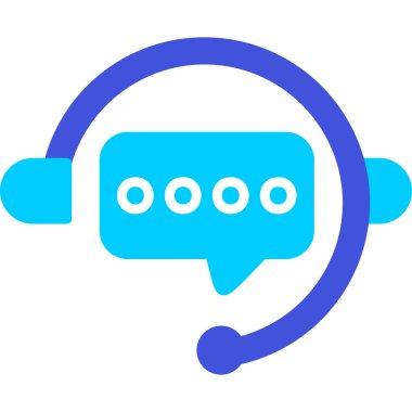 Konuş. Web simgesi basit illüstrasyon