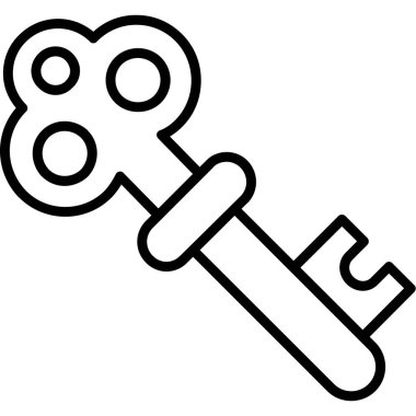 Çizgi film simgesinin vektör çizimi