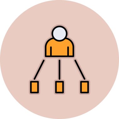 Vektör Adam illüstrasyonu