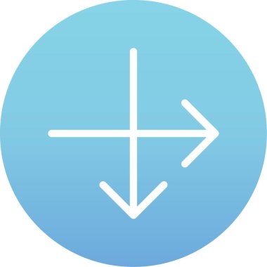 Ok simgesi, modern tasarım illüstrasyonu