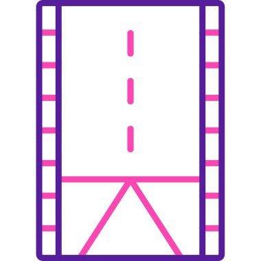 yol işareti vektör simgesi