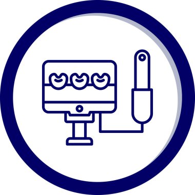 Modern simgenin vektör illüstrasyonu