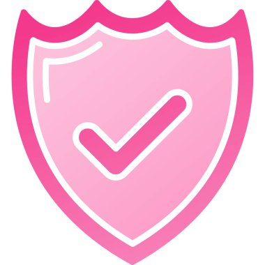 Rozet simgesi, vektör illüstrasyonu basit tasarım