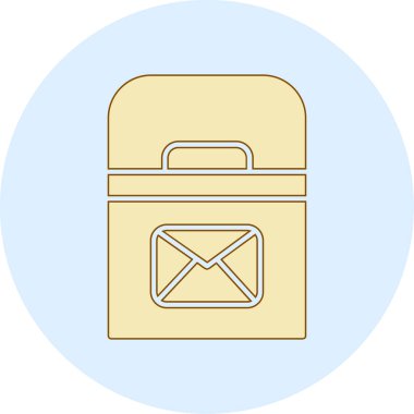 Posta simgesi simgesi olan zarf