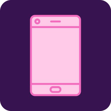 - Telefon. Web simgesi basit illüstrasyon