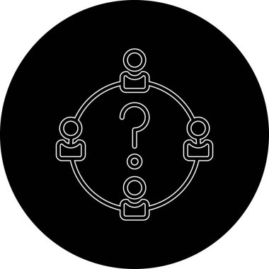 Seo ve teknoloji simgesinin vektör illüstrasyonu