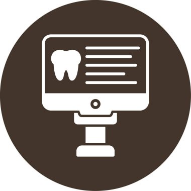 Diş Bakımı simge vektör çizim