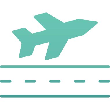 Uçak ikonu. Vektör biçimi düz ikonik semboldür. yuvarlak açılar, kobalt arkaplan, beyaz arkaplan.