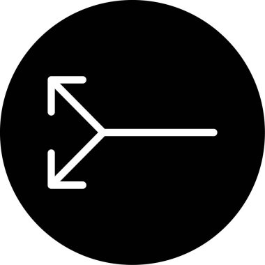 ok simgesi vektör illüstrasyonu