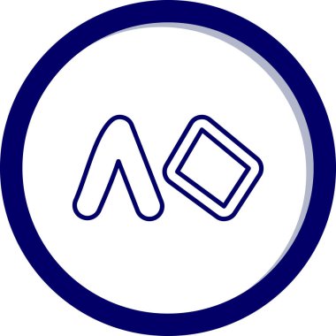 ok simgesinin vektör illüstrasyonu