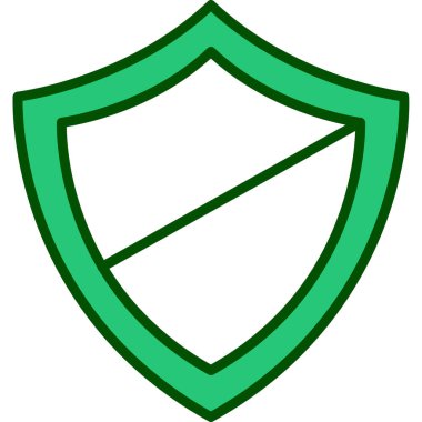 Koruma simgesi vektör illüstrasyonu