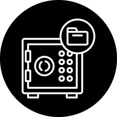 ATM 'de. Web simgesi basit illüstrasyon