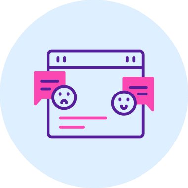 Üzücü bir simgenin vektör çizimi