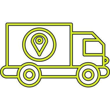 Teslimat. taslak simgesi. vektör illüstrasyonu