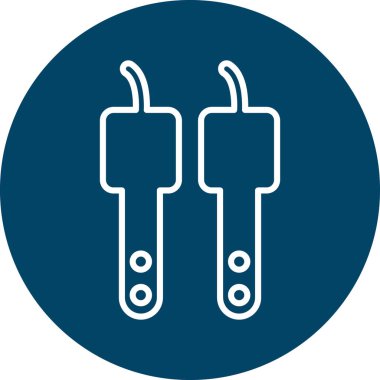 Dolgu simgesi vektör illüstrasyonu