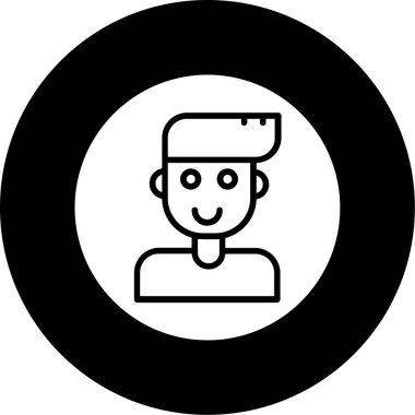 man simgesi vektör illüstrasyonu