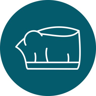 Benzersiz et et vektör simgesi