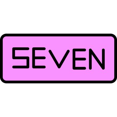 yedi kelimelik etiket vektörü