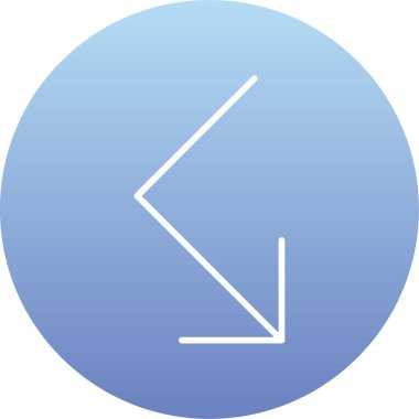 ok simgesi, vektör illüstrasyonu