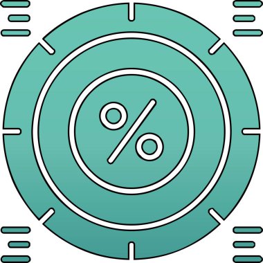 Bir pusulanın vektör illüstrasyonu