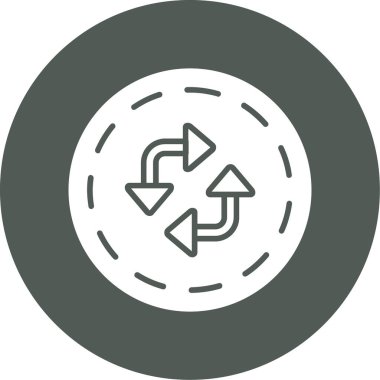 Vektör tazeleme simgesi illüstrasyonu