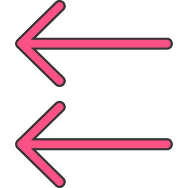 Ok. Web simgesi basit illüstrasyon