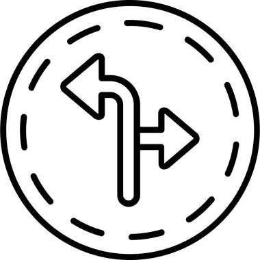 Ok. Web simgesi basit illüstrasyon