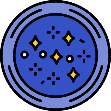 Çizgi film simgesinin vektör çizimi