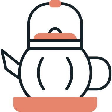 Çay fincanı. Resim simgesi vektör illüstrasyonu