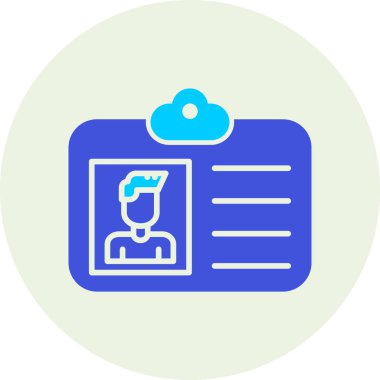 Modern bir simgenin vektör illüstrasyonu