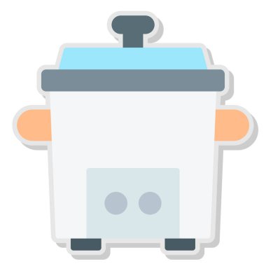 Mutfak. Web simgesi basit illüstrasyon