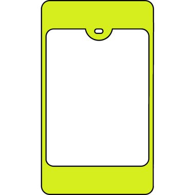 smartphone aygıt simge vektör illüstrasyon izole