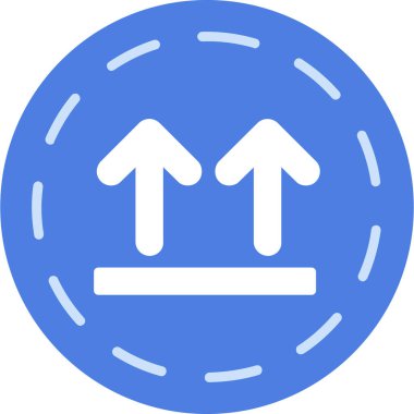 Ok. Web simgesi basit illüstrasyon