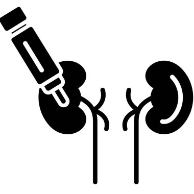 Böbrek simgesi tasarımı, vektör illüstrasyonu 10 grafik